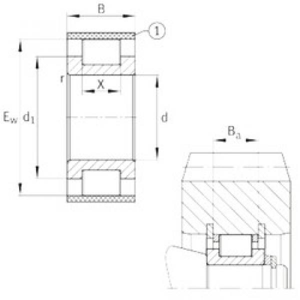 cylindrical bearing nomenclature RSL183005-A INA #1 image