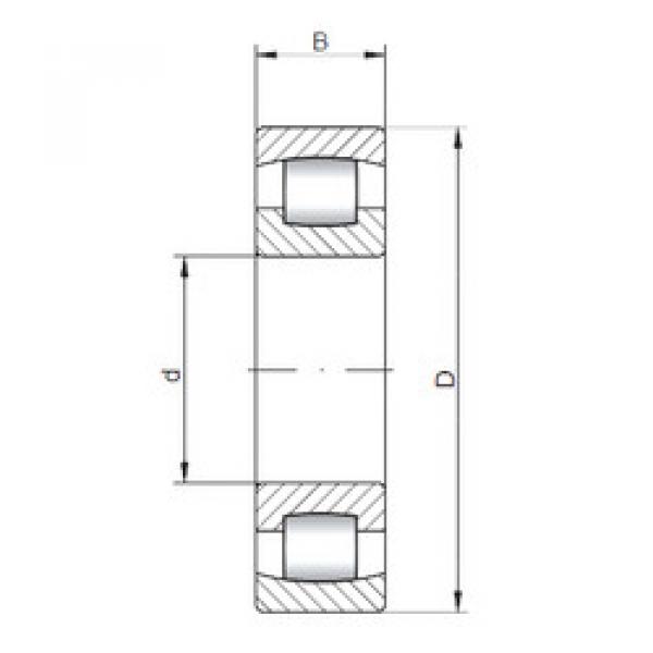 Spherical Roller Bearings 20205 C CX #1 image