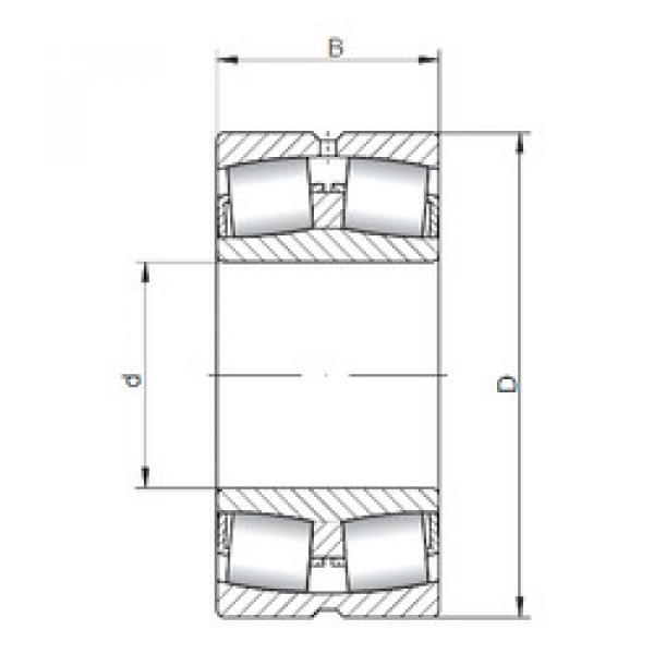 spherical roller bearing axial load 23940 CW33 CX #1 image