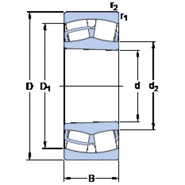 Spherical Roller Bearings 21307 CCK SKF #1 image