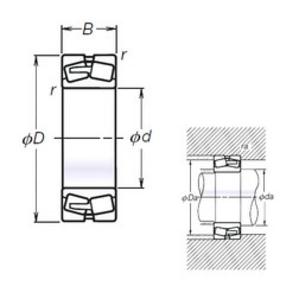 spherical roller bearing axial load TL22230CDE4 NSK #1 image