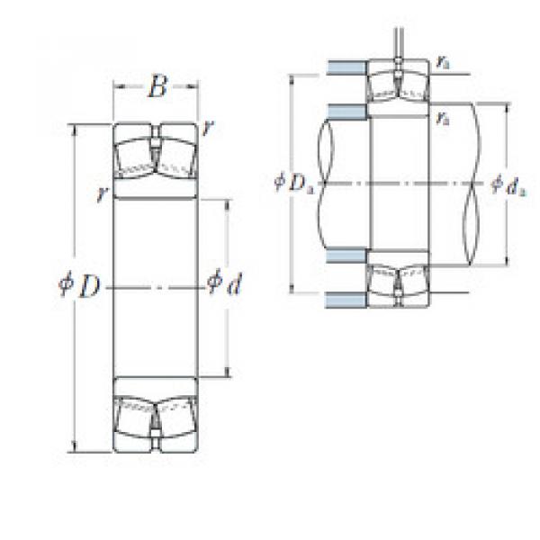 Spherical Roller Bearings 21308EAE4 NSK #1 image