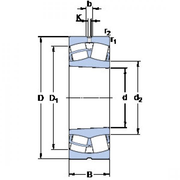 spherical roller bearing axial load 23948 CCK/W33 SKF #1 image