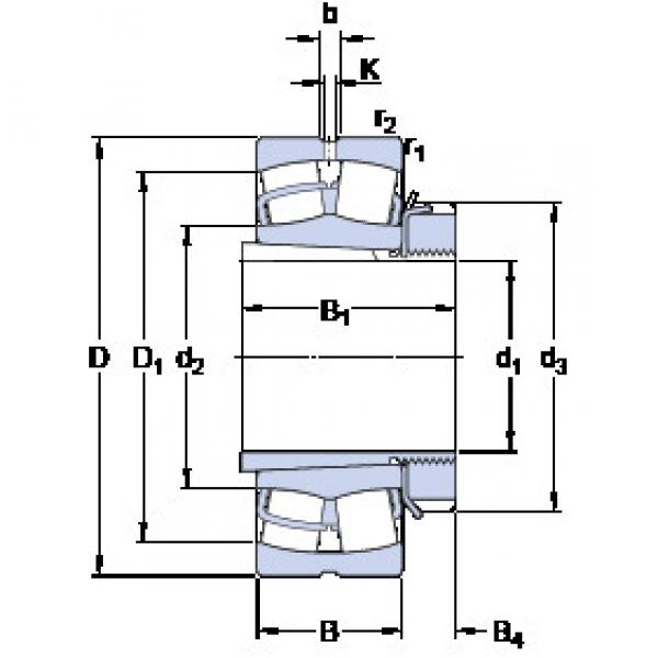 Spherical Roller Bearings 22334 CCK/W33 + H 2334 SKF #1 image