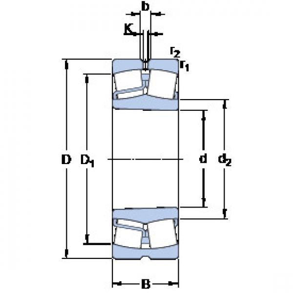 Spherical Roller Bearings 21317 EK SKF #1 image