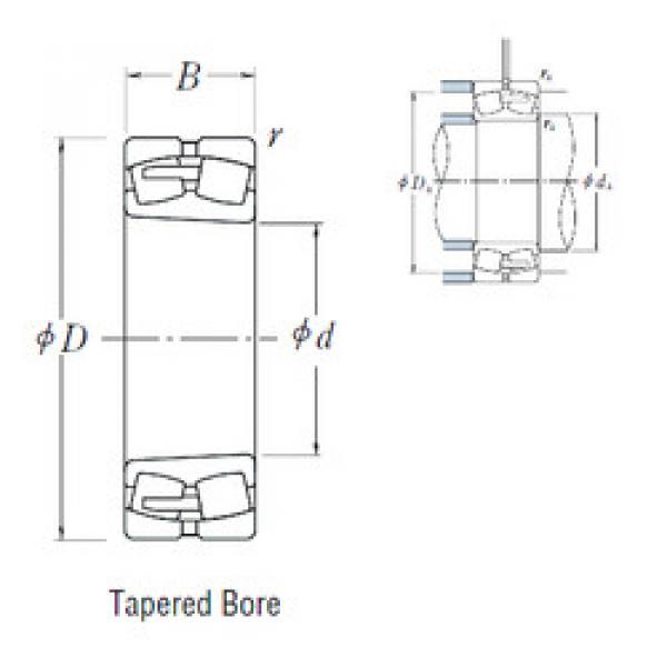 spherical roller bearing axial load 239/800CAKE4 NSK #1 image