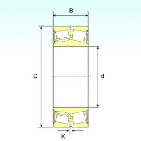 Spherical Roller Bearings 22205-2RS ISB #1 image