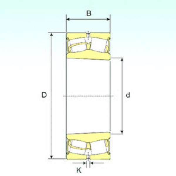 Spherical Roller Bearings 22209-2RSK ISB #1 image