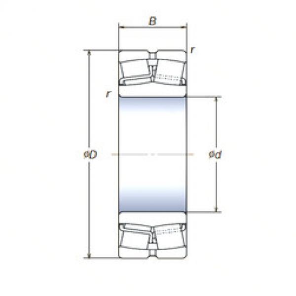 Spherical Roller Bearings 22208SWREAg2E4 NSK #1 image