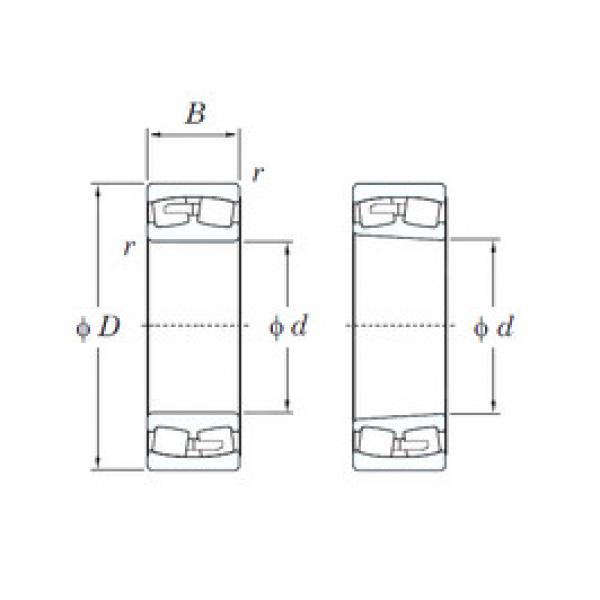 spherical roller bearing axial load 23240RK KOYO #1 image