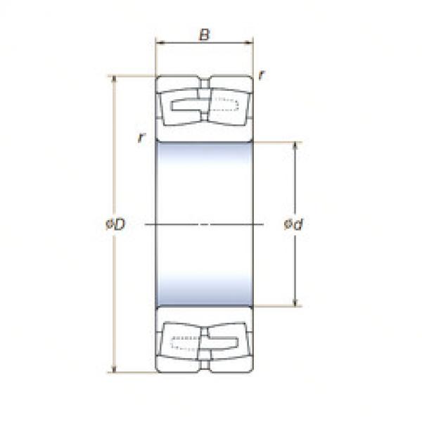 Spherical Roller Bearings 22238SWRCAg2ME4 NSK #1 image