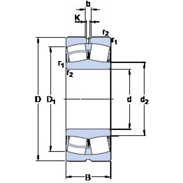 Spherical Roller Bearings 22324 CCJA/W33VA406 SKF #1 image