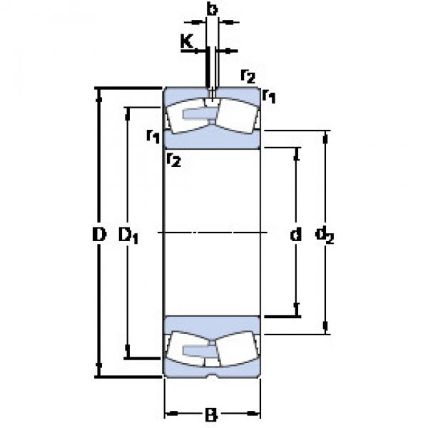 Spherical Roller Bearings 22380 CA/W33 SKF #1 image