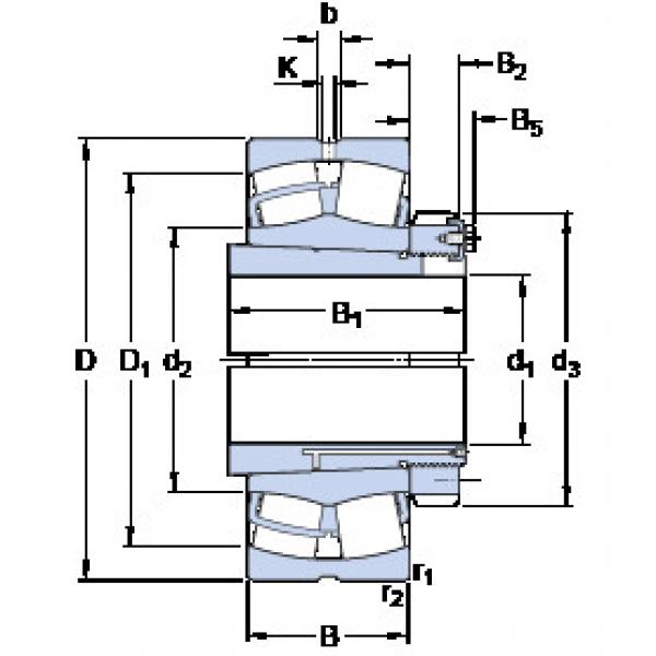 Spherical Roller Bearings 23264 CCK/W33 + OH 3264 H SKF #1 image