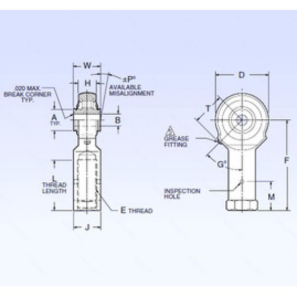 spherical roller bearing axial load ARR4FFN-2B NMB #1 image