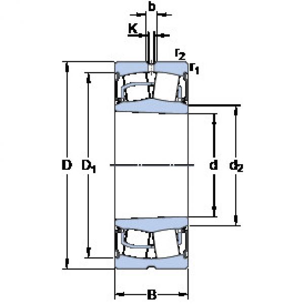 spherical roller bearing axial load BS2-2210-2RSK/VT143 SKF #1 image