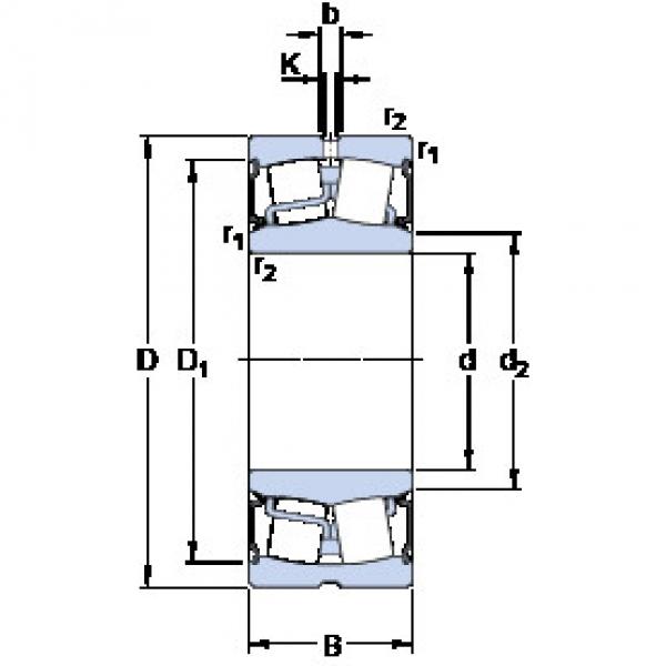 spherical roller bearing axial load BS2-2220-2RS5/VT143 SKF #1 image