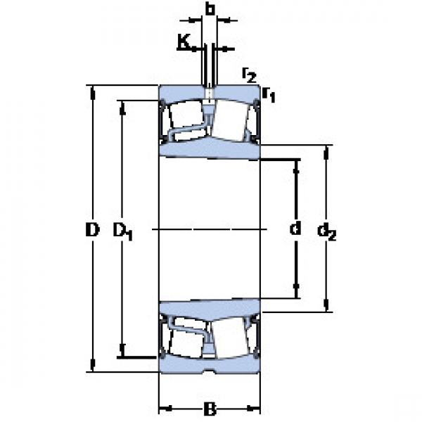 spherical roller bearing axial load BS2-2220-2RS5K/VT143 SKF #1 image