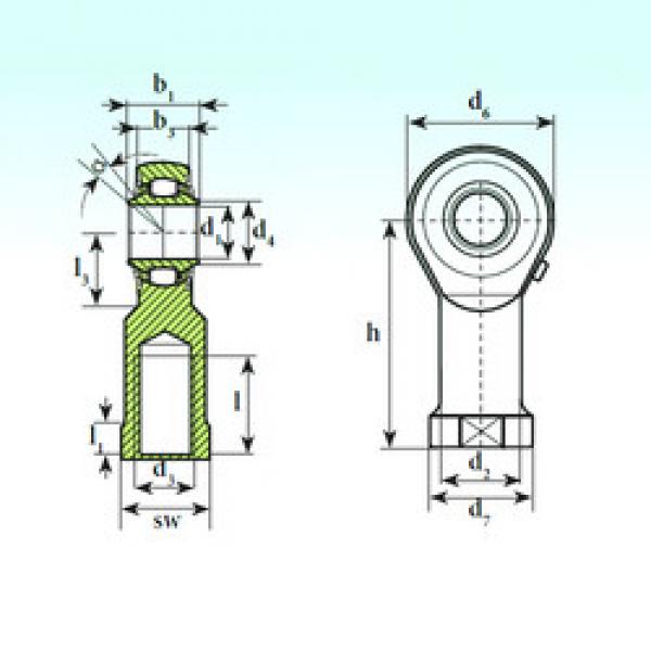 spherical roller bearing axial load TSF 25 RB ISB #1 image