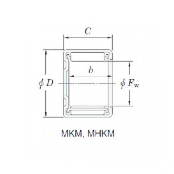 needle roller bearing sleeve MHKM1012 KOYO #1 image