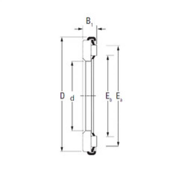 needle roller thrust bearing catalog AX 11 160 200 KOYO #1 image