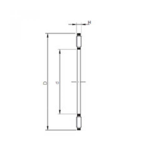 needle roller thrust bearing catalog AXK 0414 ISO #1 image