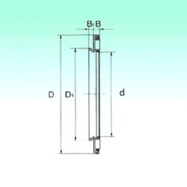 needle roller thrust bearing catalog AXW 12 NBS #1 image