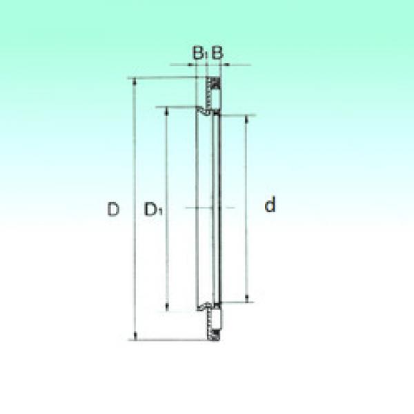 needle roller thrust bearing catalog AXW 40 NBS #1 image
