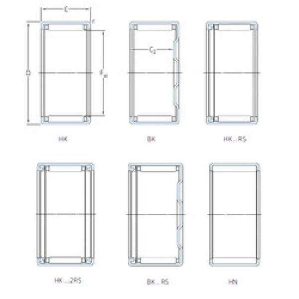 needle roller thrust bearing catalog BK0408 SKF #1 image