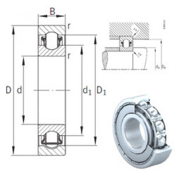 needle roller thrust bearing catalog BXRE205-2Z INA #1 image