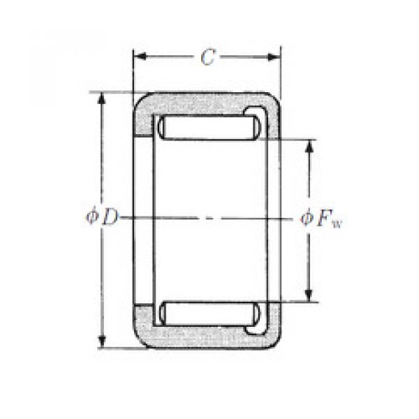 needle roller thrust bearing catalog DD500302 NSK #1 image