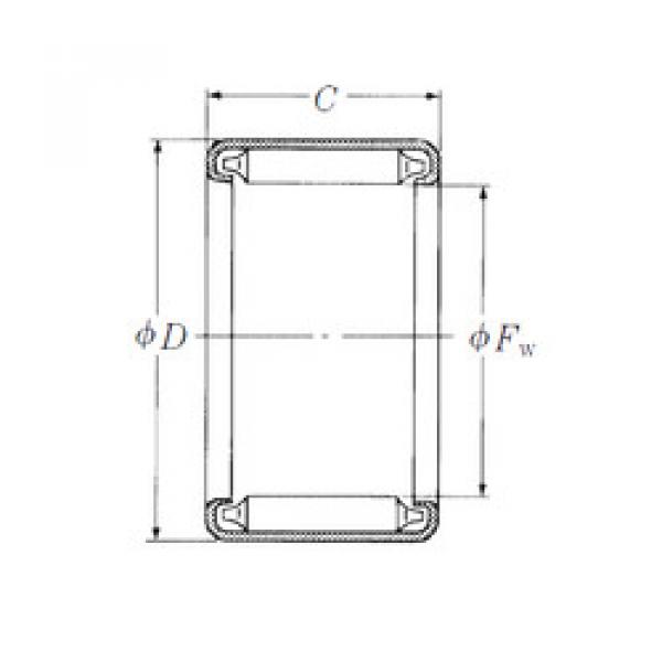 needle roller bearing sleeve NF-1420 NSK #1 image