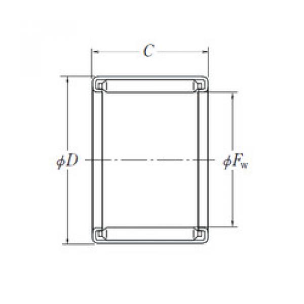 needle roller thrust bearing catalog F-1312 NSK #1 image