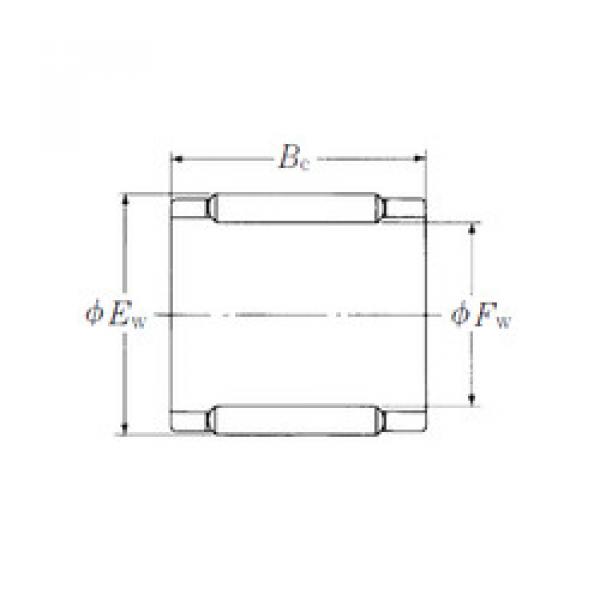 needle roller thrust bearing catalog FBN-162023Z-E NSK #1 image