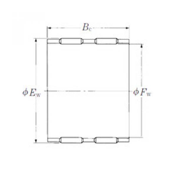 needle roller thrust bearing catalog FBN-323629WA NSK #1 image