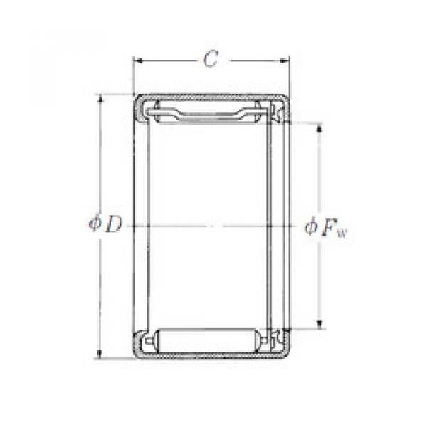 needle roller thrust bearing catalog FJHT-1214 NSK #1 image