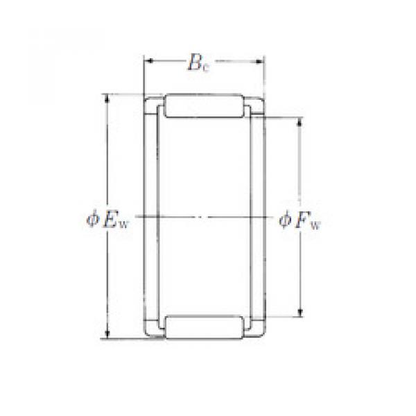 needle roller thrust bearing catalog FWF-162111-E NSK #1 image