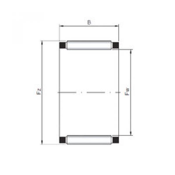 needle roller bearing sleeve K28x33x27 CX #1 image