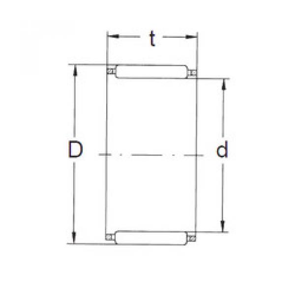 needle roller bearing sleeve K30X37X20 FBJ #1 image