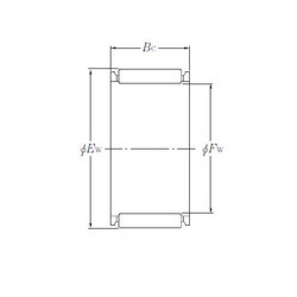 needle roller bearing sleeve K28×33×13 NTN #1 image