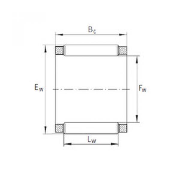 needle roller bearing sleeve KBK 12x15x15 INA #1 image