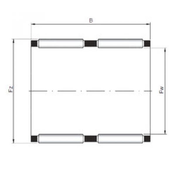 needle roller bearing sleeve KK15x18x22 CX #1 image