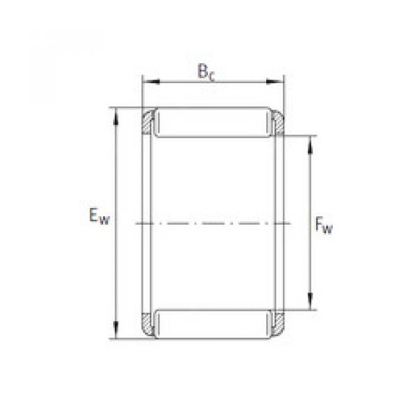 needle roller bearing sleeve KZK 16x21x10 INA #1 image