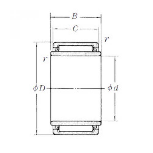 needle roller bearing sleeve LM121916-1 NSK #1 image