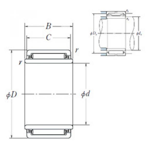 needle roller bearing sleeve LM1815 NSK #1 image