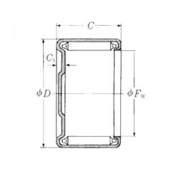 needle roller bearing sleeve M-11101 NSK #1 image