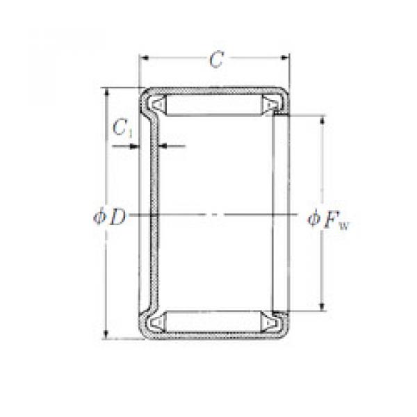 needle roller bearing sleeve M-341 NSK #1 image