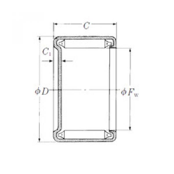 needle roller bearing sleeve MF-59 NSK #1 image