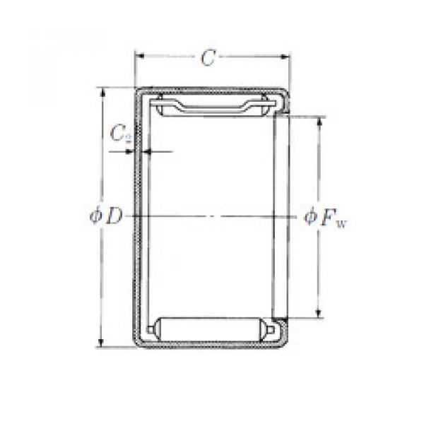 needle roller bearing sleeve MJ-571 NSK #1 image