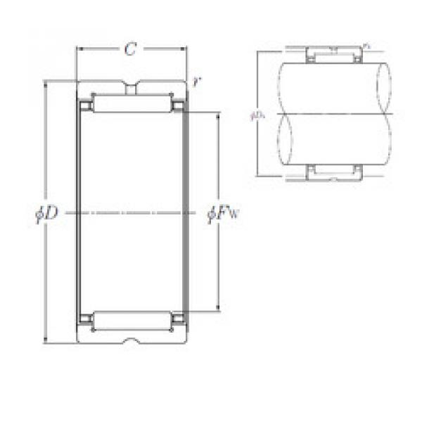 Needle Roller Bearing Manufacture RNA4824 NTN #1 image